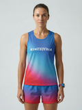 Playera deportiva KINESTESIA — PLAYERA TANK MUJER SIN MANGAS AZUL FUCSIA ROJO MIX | Ropa Deportiva México