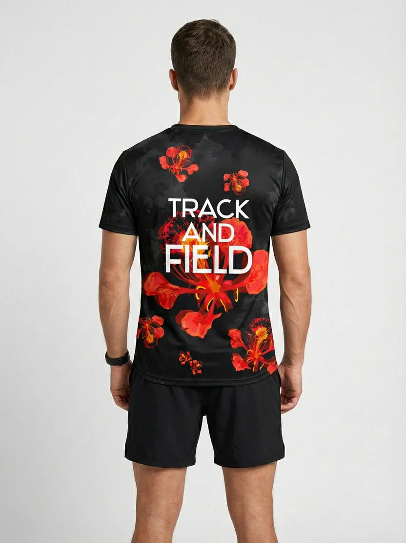 PLAYERA MANGA CORTA KINESTESIA RUN 2.0 · BLACK EDITION HOMBRE Y MUJER