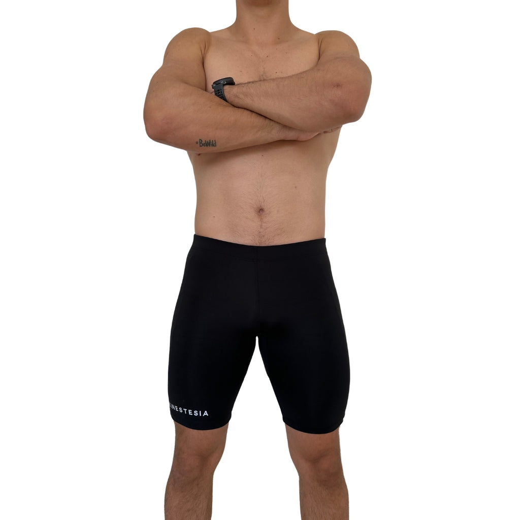 Biker short de mujer — BIKER NEGRO DE HOMBRE — Kinestesia. Activewear premium.
