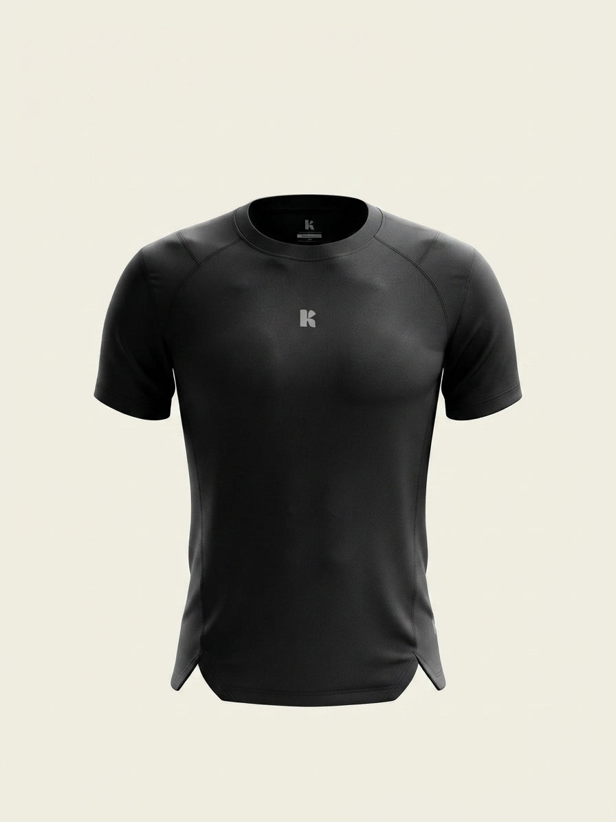 PLAYERA MANGA LARGA BLANCA PARA HOMBRE KINESTESIA