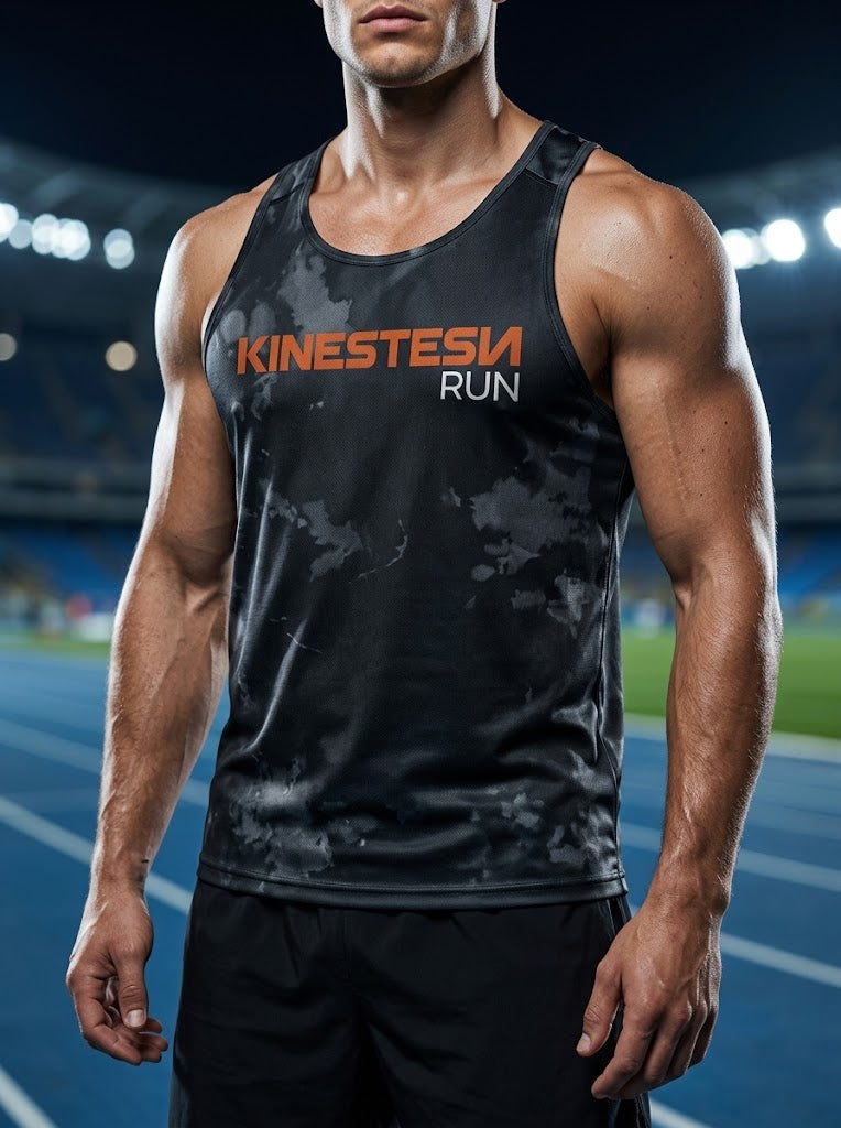 PLAYERA TANK KINESTESIA RUN 2.0 · BLACK EDITION HOMBRE Y MUJER