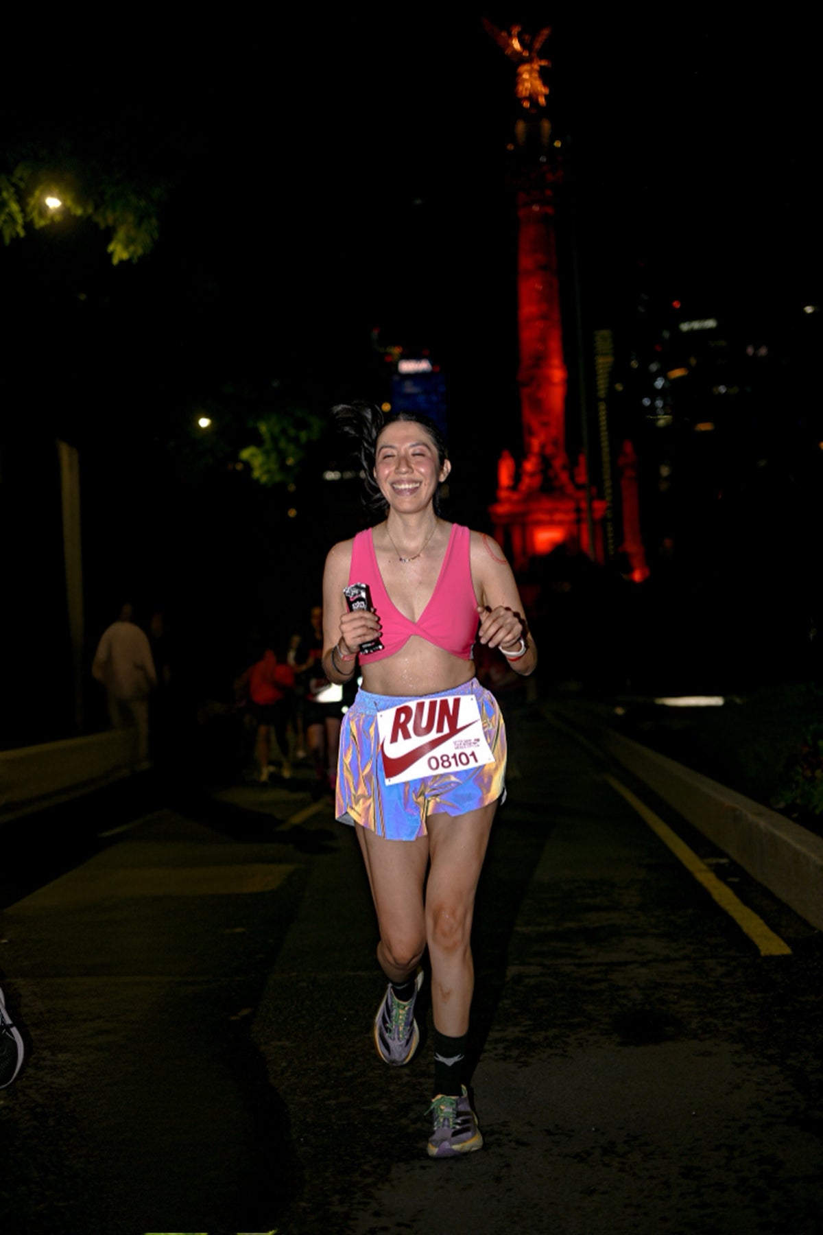RUNNING SHORT REFLEJANTE MUJER