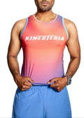 Playera deportiva KINESTESIA — PLAYERA TANK SIN MANGAS ROSA AZUL MIXED DEGRADADO  | Ropa Deportiva México
