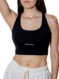 Top deportivo KINESTESIA — TOP NEGRO TIRANTE CRUZADO DE MUJER | Ropa Deportiva México