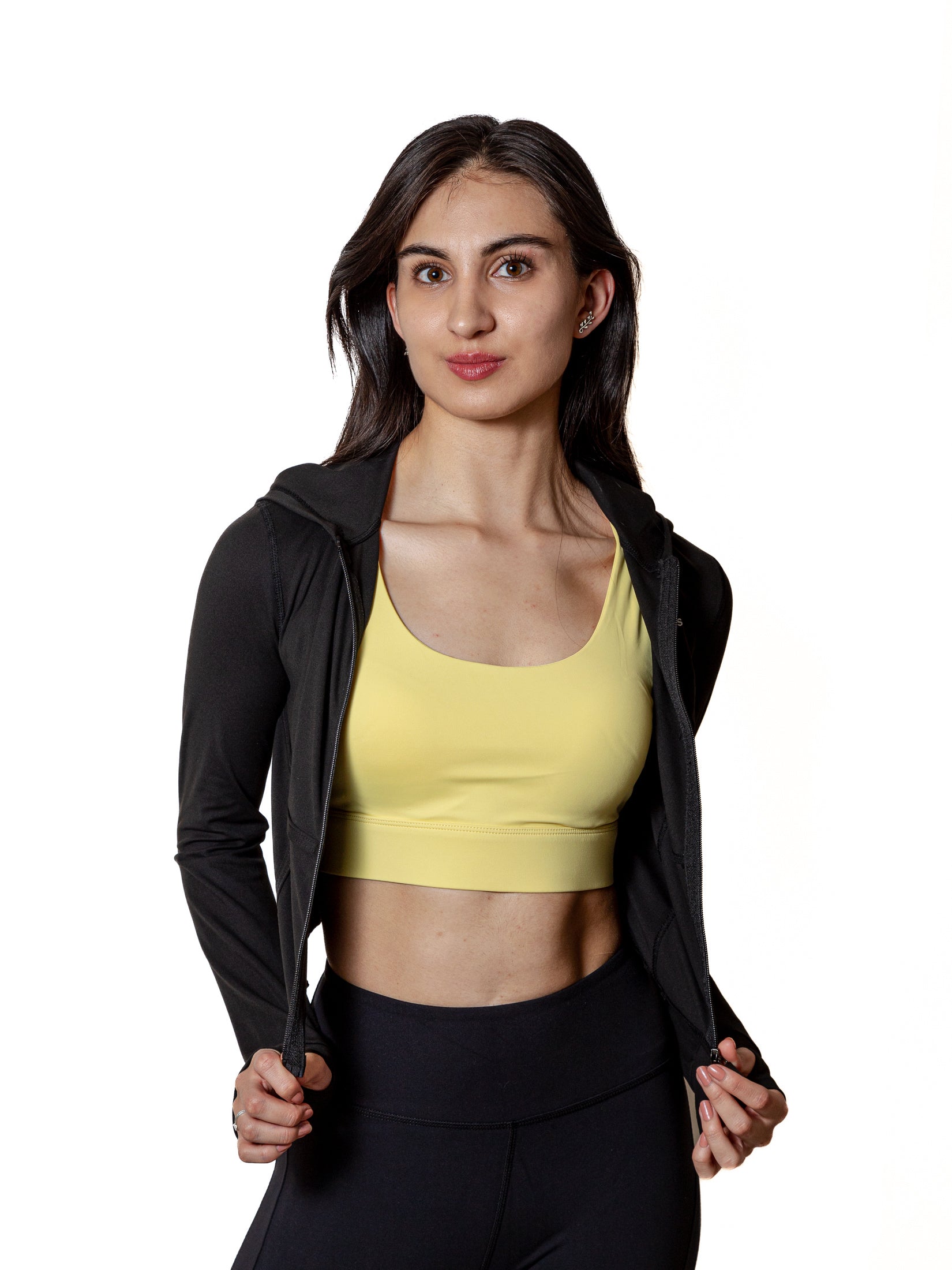 Set deportivo KINESTESIA — JACKET NEGRO DE MUJER | Ropa Deportiva México