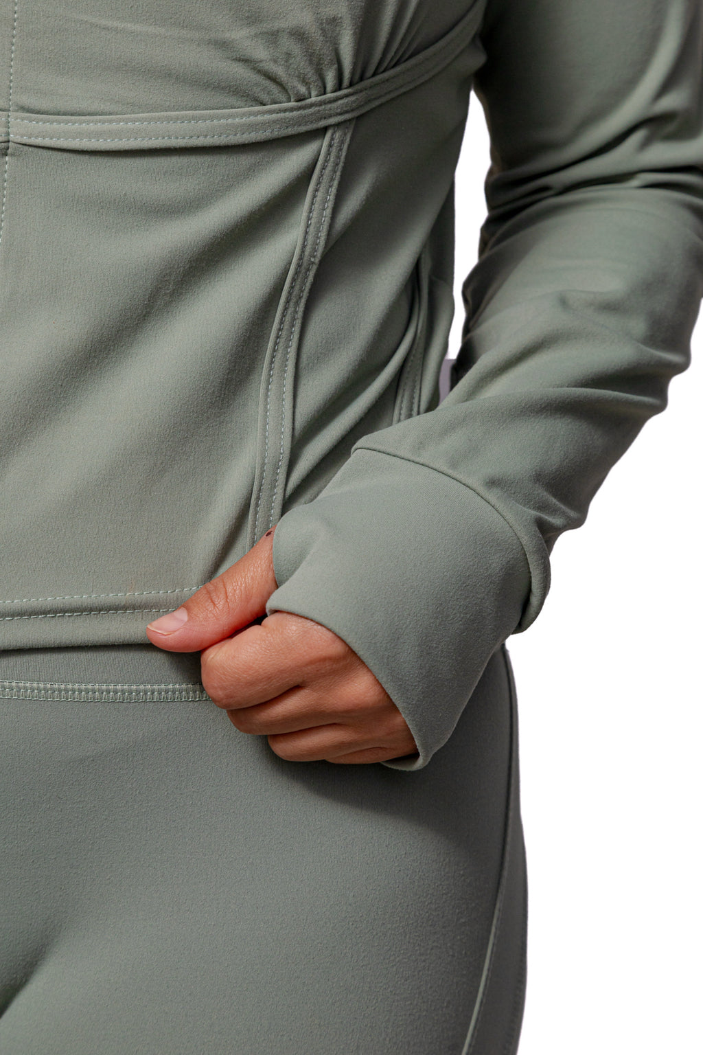 Compra set deportivo JACKET OLIVO MUJER | Kinestesia — Moda deportiva.