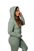 Set deportivo KINESTESIA — JACKET OLIVO MUJER | Ropa Deportiva México