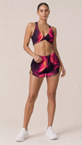 Set deportivo KINESTESIA — SET CONJUNTO TOP CRUZADO Y SHORT DEPORTIVO MUJER U | Ropa Deportiva México