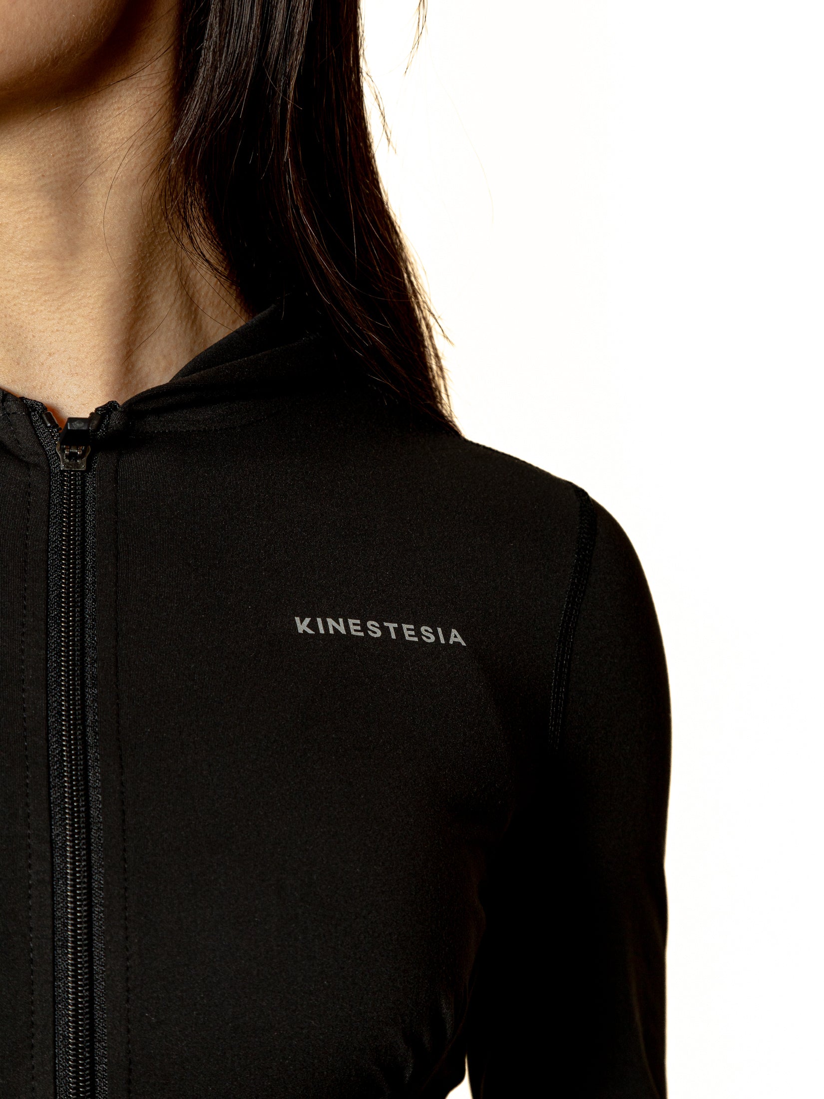 Set deportivo premium — JACKET NEGRO DE MUJER — Kinestesia México.