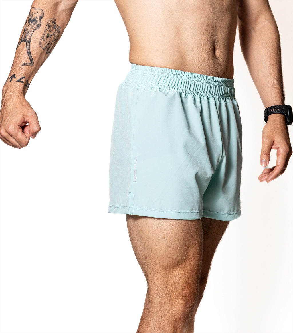 Compra short deportivo SHORT VERDE PISTACHE DE COMPETENCIA PARA | Kinestesia — Moda deportiva.