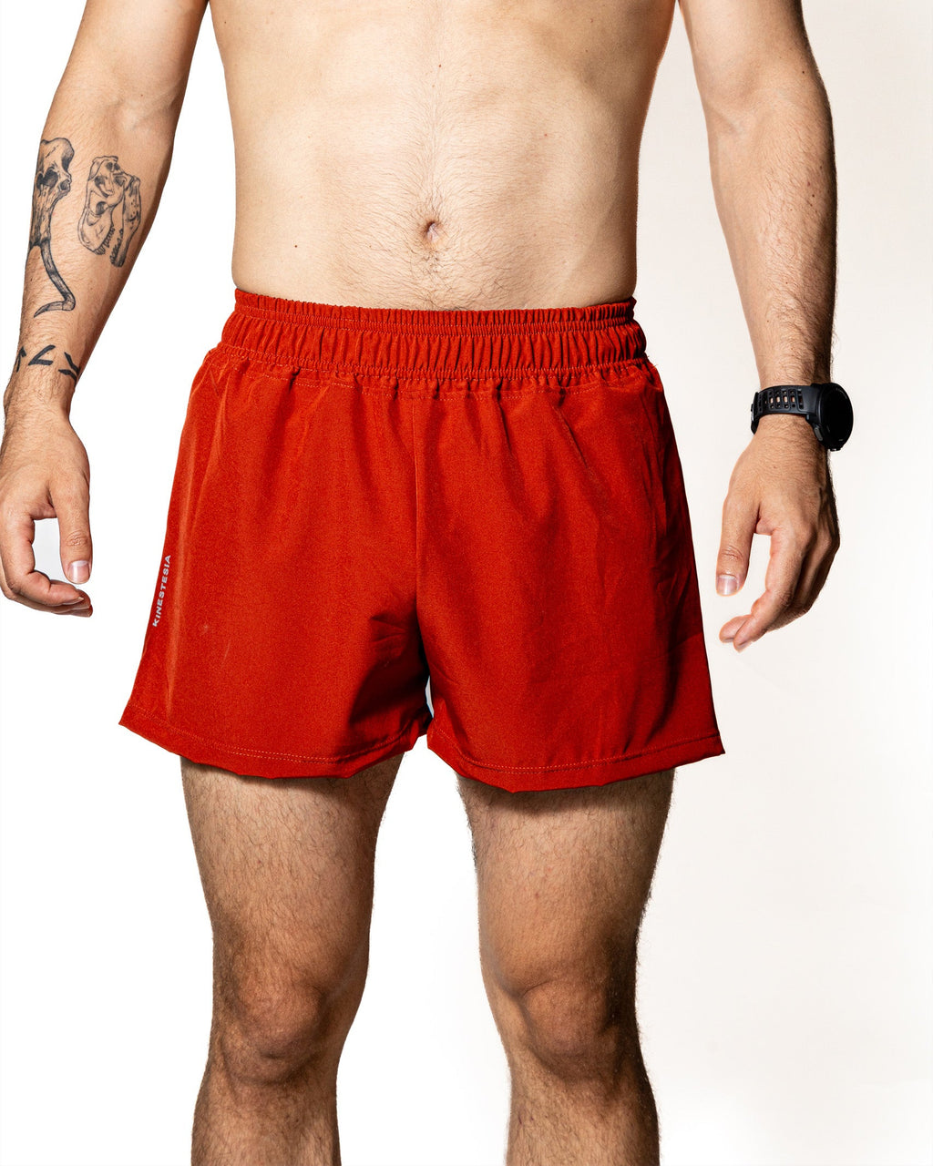 Short deportivo KINESTESIA — SHORT TERRACOTA DE COMPETENCIA PARA HOMBRE | Ropa Deportiva México