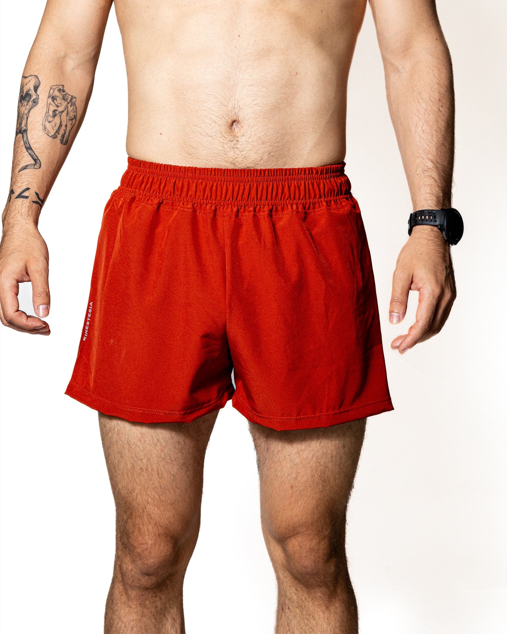 Short deportivo KINESTESIA — SHORT TERRACOTA DE COMPETENCIA PARA HOMBRE | Ropa Deportiva México