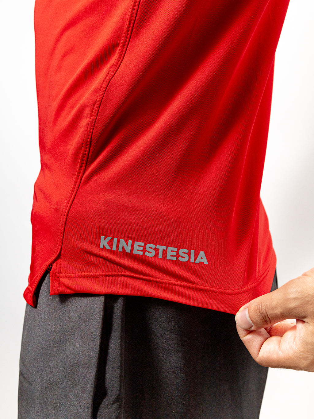 Compra playera deportiva PLAYERA MANGA CORTA ROJA PARA HOMBRE KIN | Kinestesia — Moda deportiva.