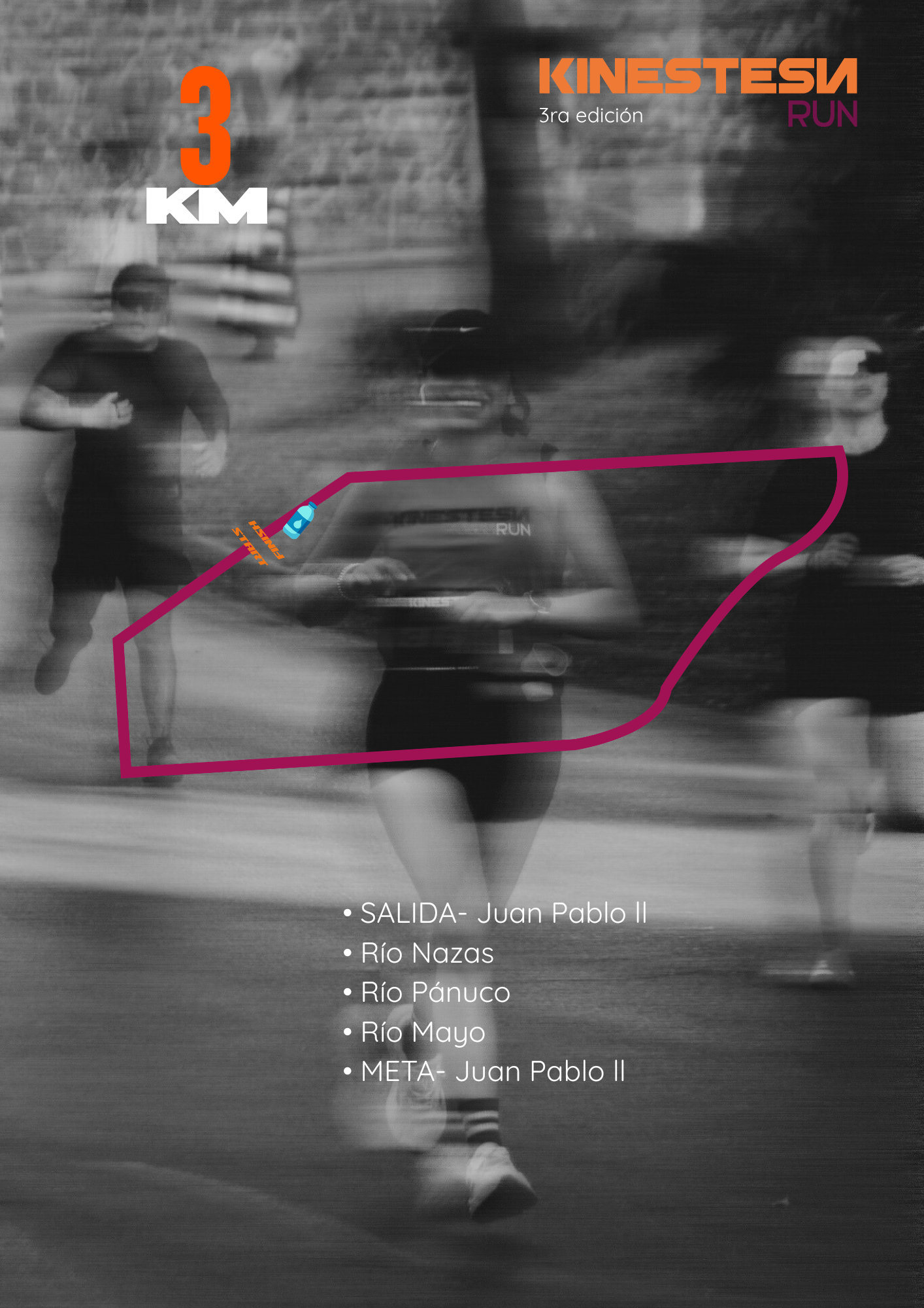 Compra prenda deportiva BOLETO CARRERA 3K- FASE 2 | Kinestesia — Moda deportiva.