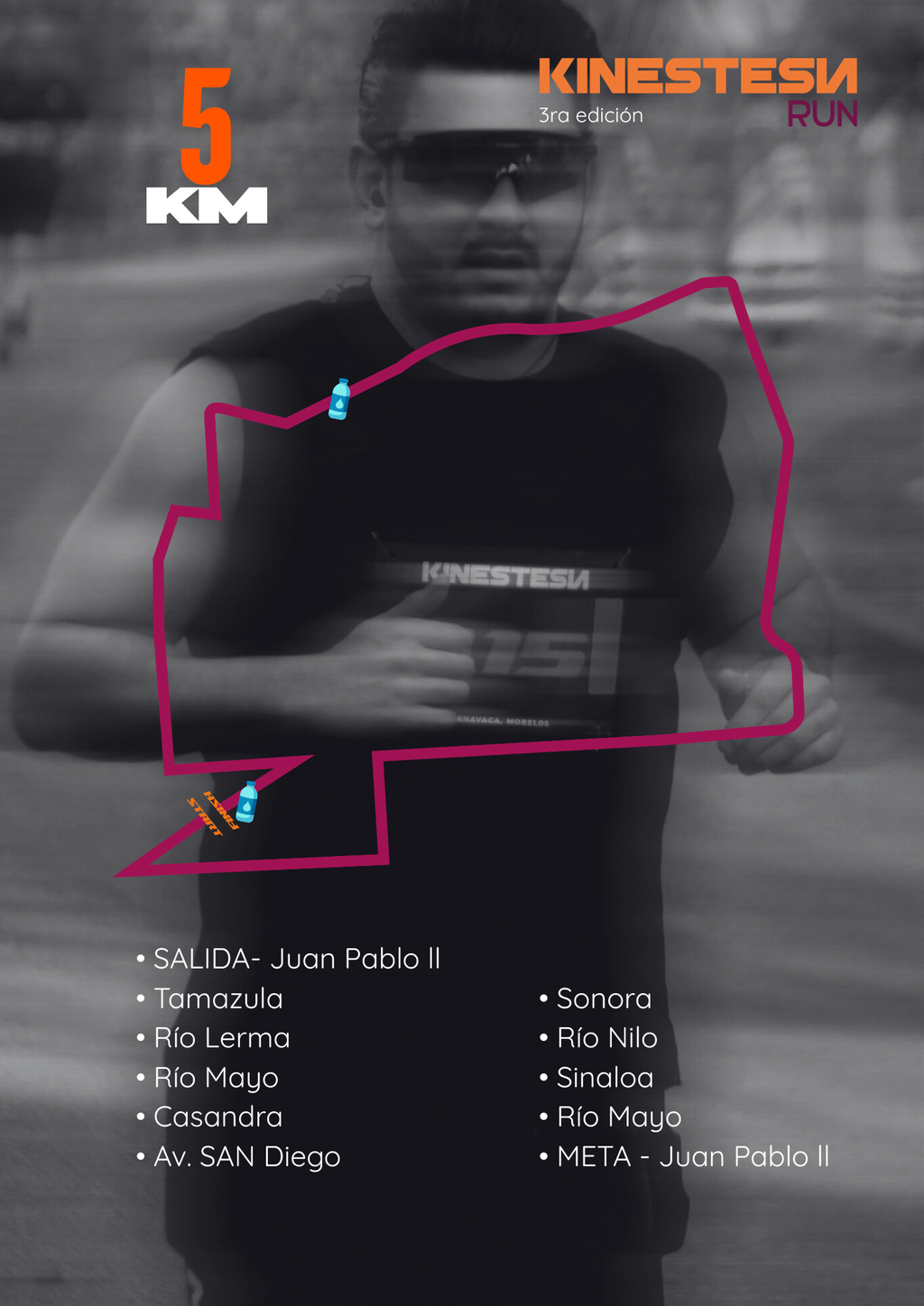 Compra prenda deportiva BOLETO CARRERA 5K- FASE 2 | Kinestesia — Moda deportiva.