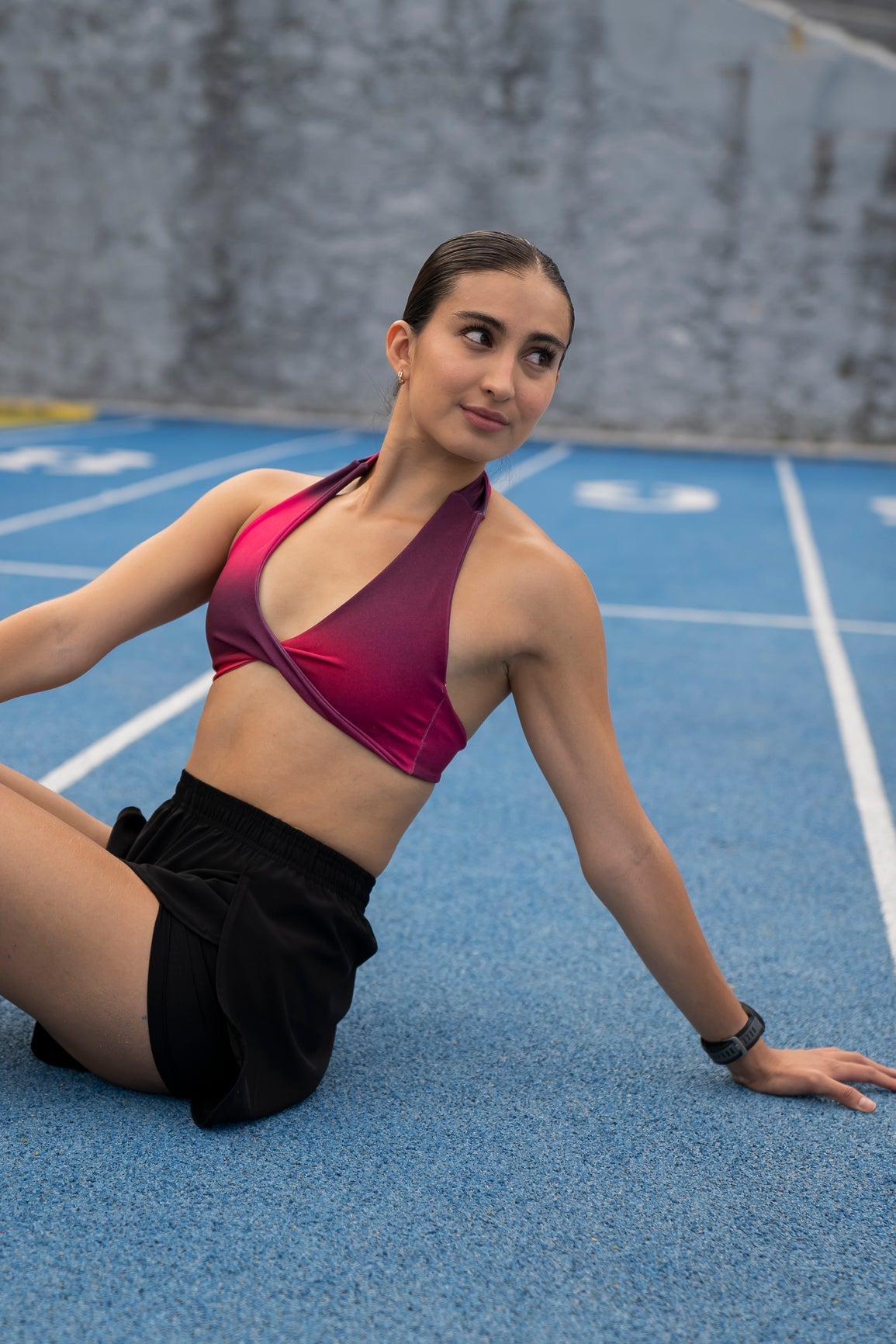 TOP CRUZADO ROJO DEPORTIVO MUJER