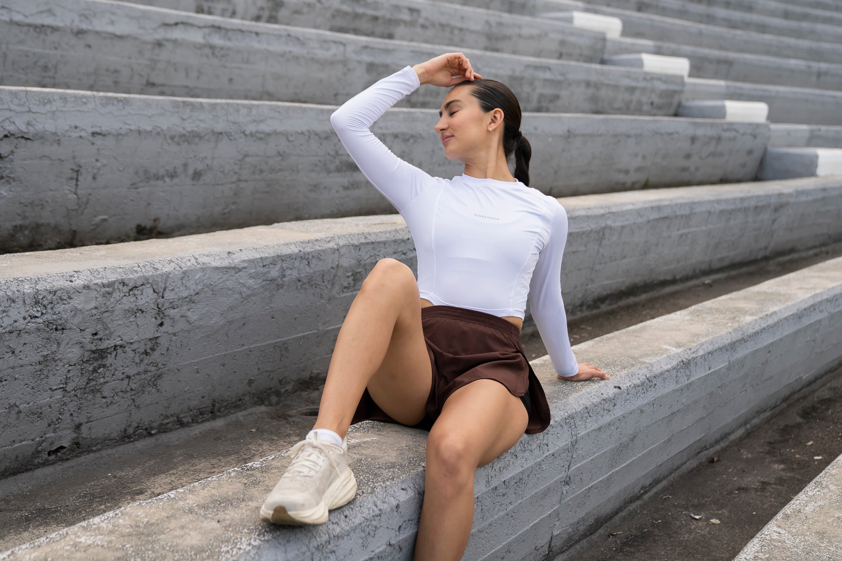 PLAYERA MANGA LARGA BLANCA PARA MUJER
