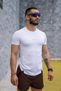 PLAYERA MANGA CORTA BLANCA PARA HOMBRE KINESTESIA