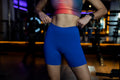 MINI SHORT AZUL SIN BOLSAS MUJER KINESTESIA