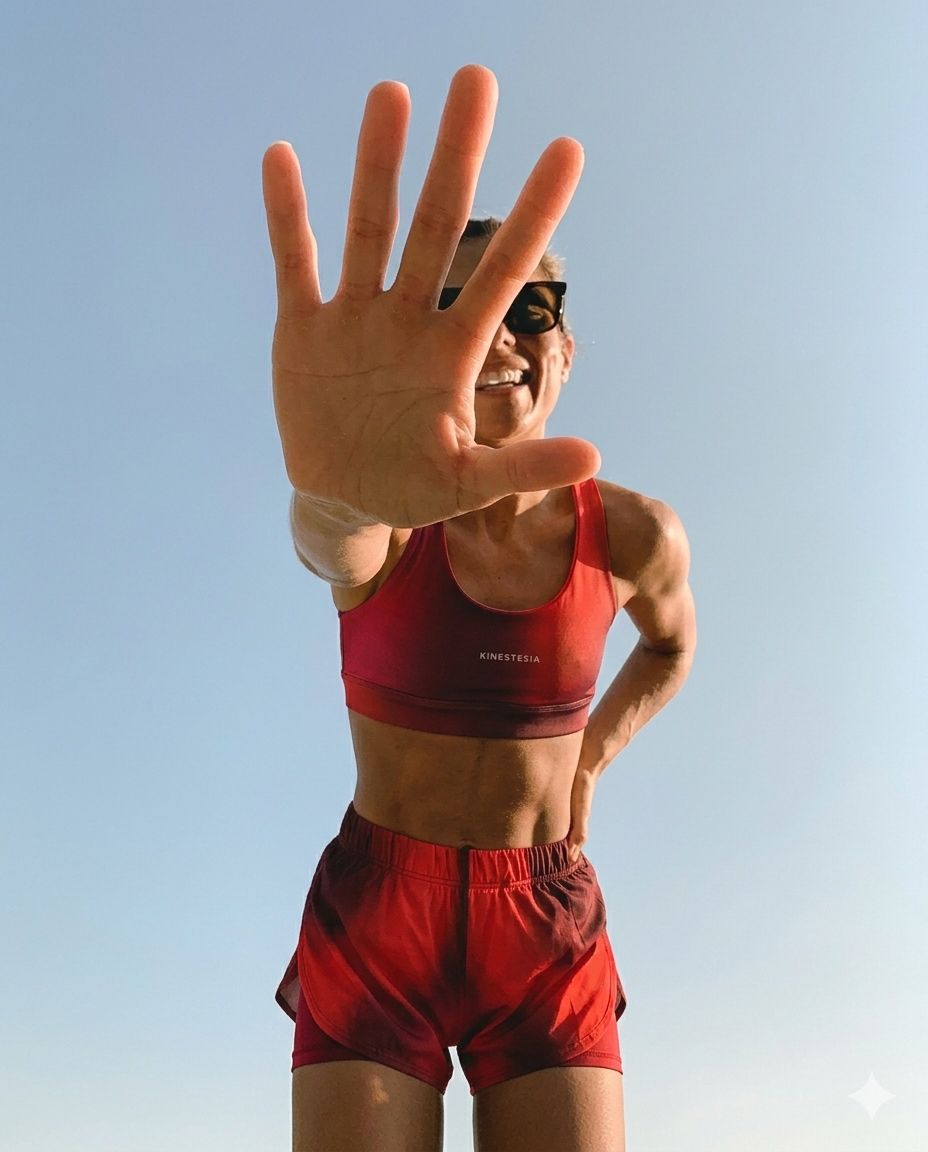 Compra set deportivo TOP DEPORTIVO MUJER ROJO | Kinestesia — Moda deportiva.