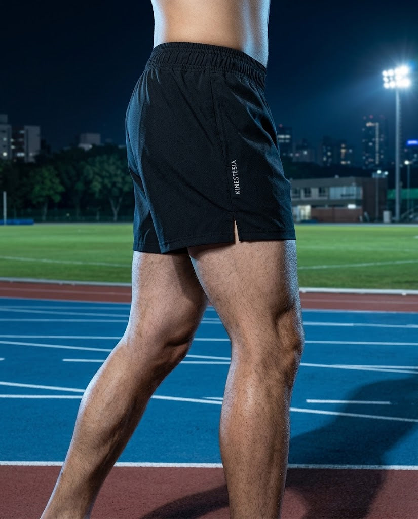 RUNNING SHORT DE COMPETENCIA NEGRO HOMBRE