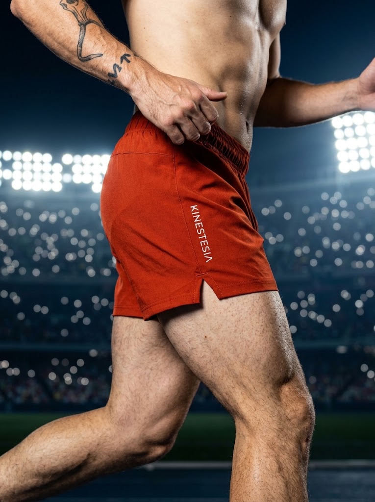 SHORT TERRACOTA DE COMPETENCIA PARA HOMBRE