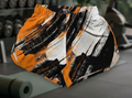 Short deportivo KINESTESIA — SHORT DEPORTIVO MUJER BLANCO NARANJA NEGRO DEGRADA | Ropa Deportiva México