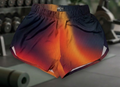 Short deportivo KINESTESIA — SHORT DEPORTIVO MUJER NEGRO NARANJA DEGRADADO | Ropa Deportiva México