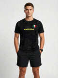Playera deportiva KINESTESIA — PLAYERA MANGA CORTA KINESTESIA BLACK MÉXICO EDITIO | Ropa Deportiva México