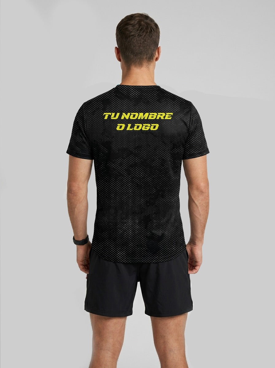 Playera deportiva de mujer — PLAYERA MANGA CORTA KINESTESIA BLACK MÉXICO EDITIO — Kinestesia. Activewear premium.
