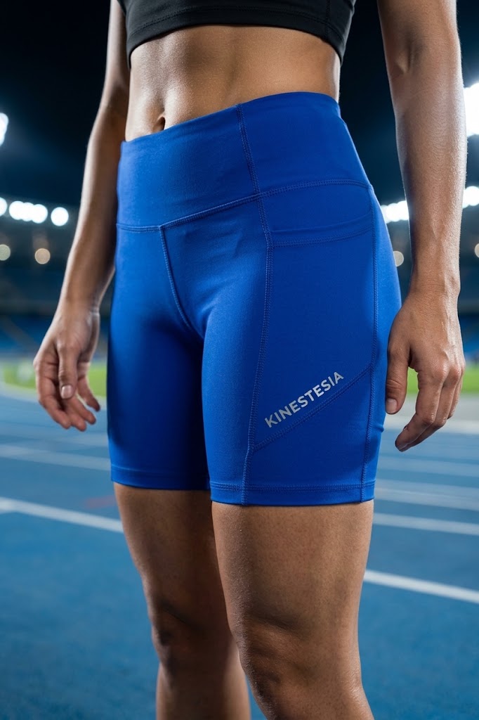 MINI SHORT AZUL sin BOLSAS MUJER KINESTESIA