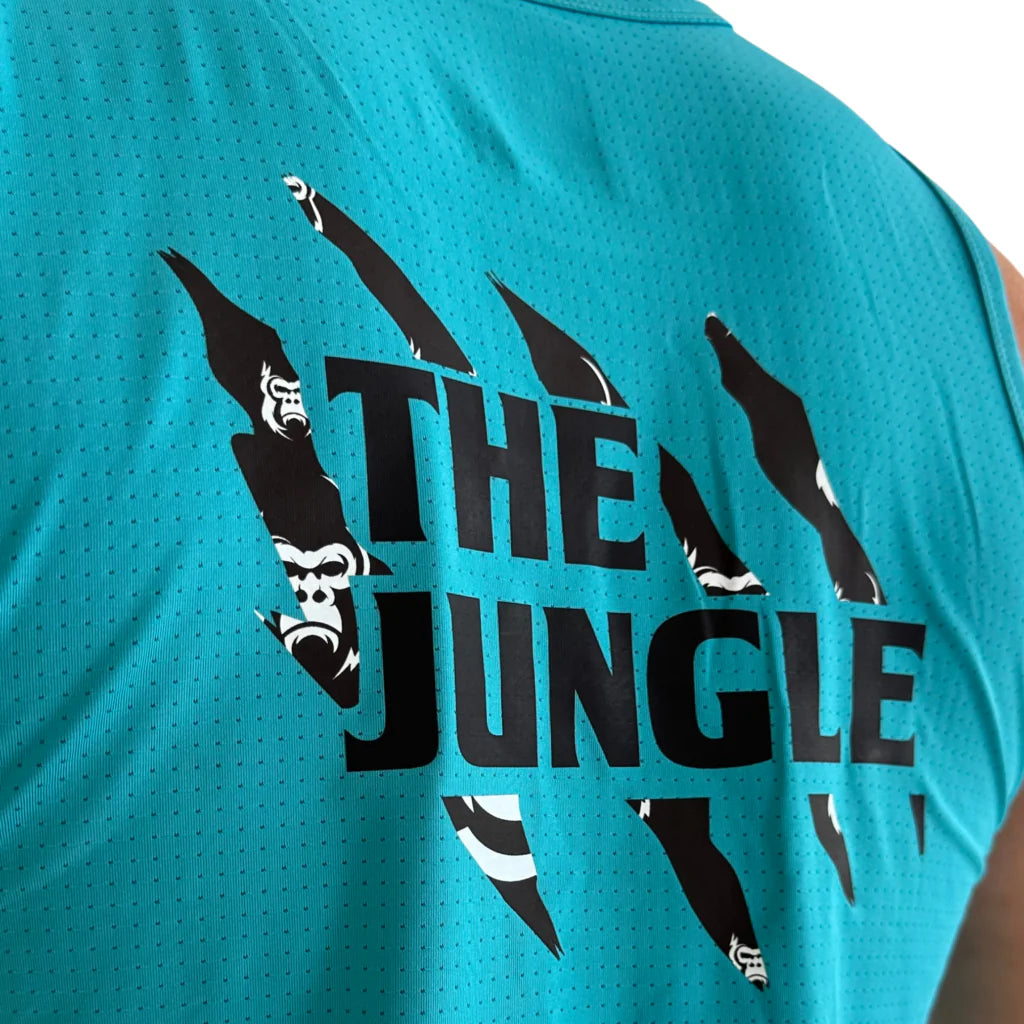 Playera tank top premium — PLAYERA TANK SIN MANGAS AZUL OCEAN PARA HOMBRE — Kinestesia México.