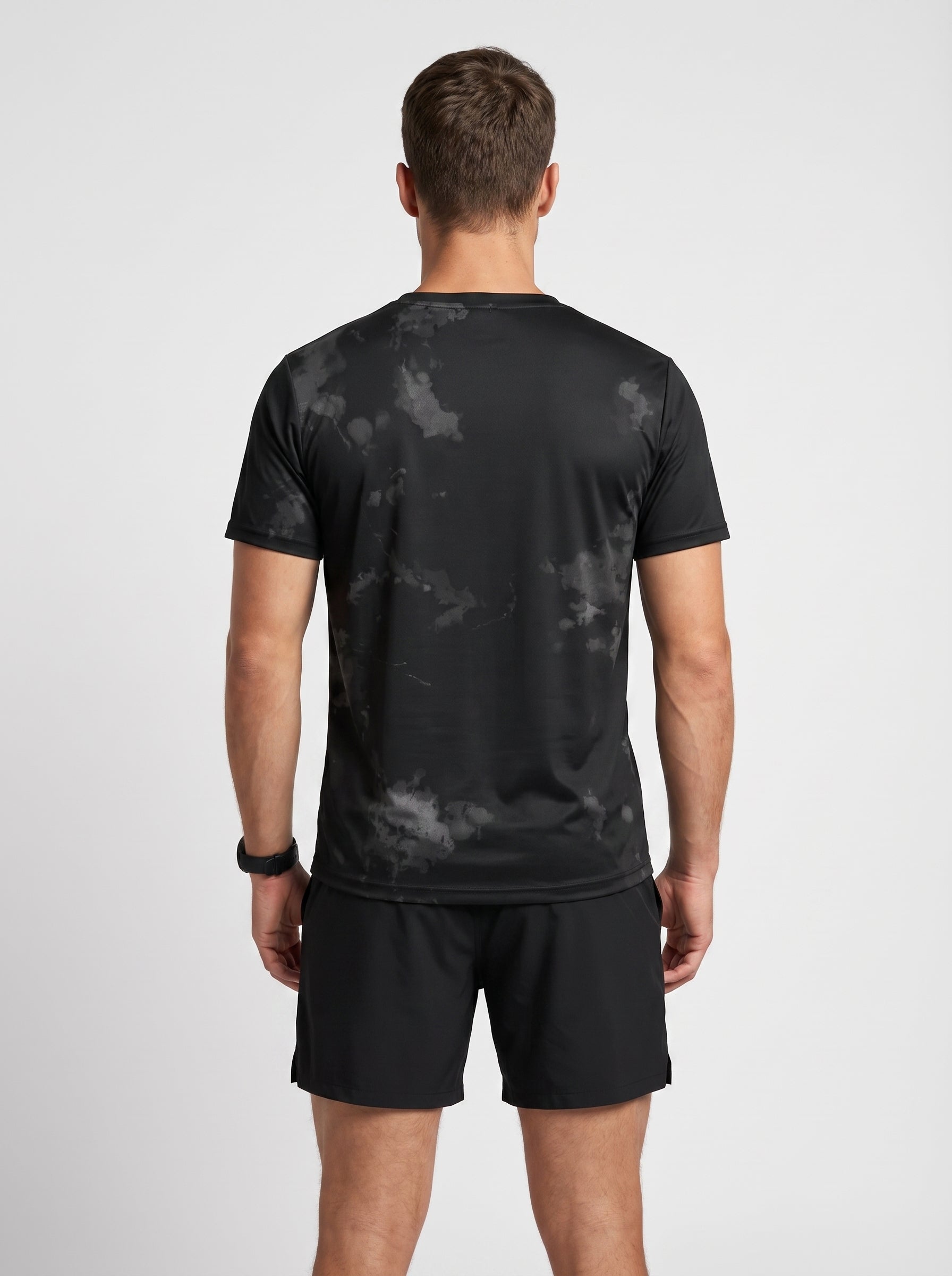 PLAYERA MANGA CORTA KINESTESIA RUN 2.0 · BLACK EDITION HOMBRE Y MUJER