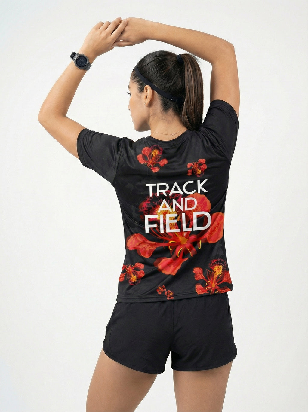 Playera deportiva premium — PLAYERA MANGA CORTA KINESTESIA RUN 2.0 · BLACK EDI — Kinestesia México.