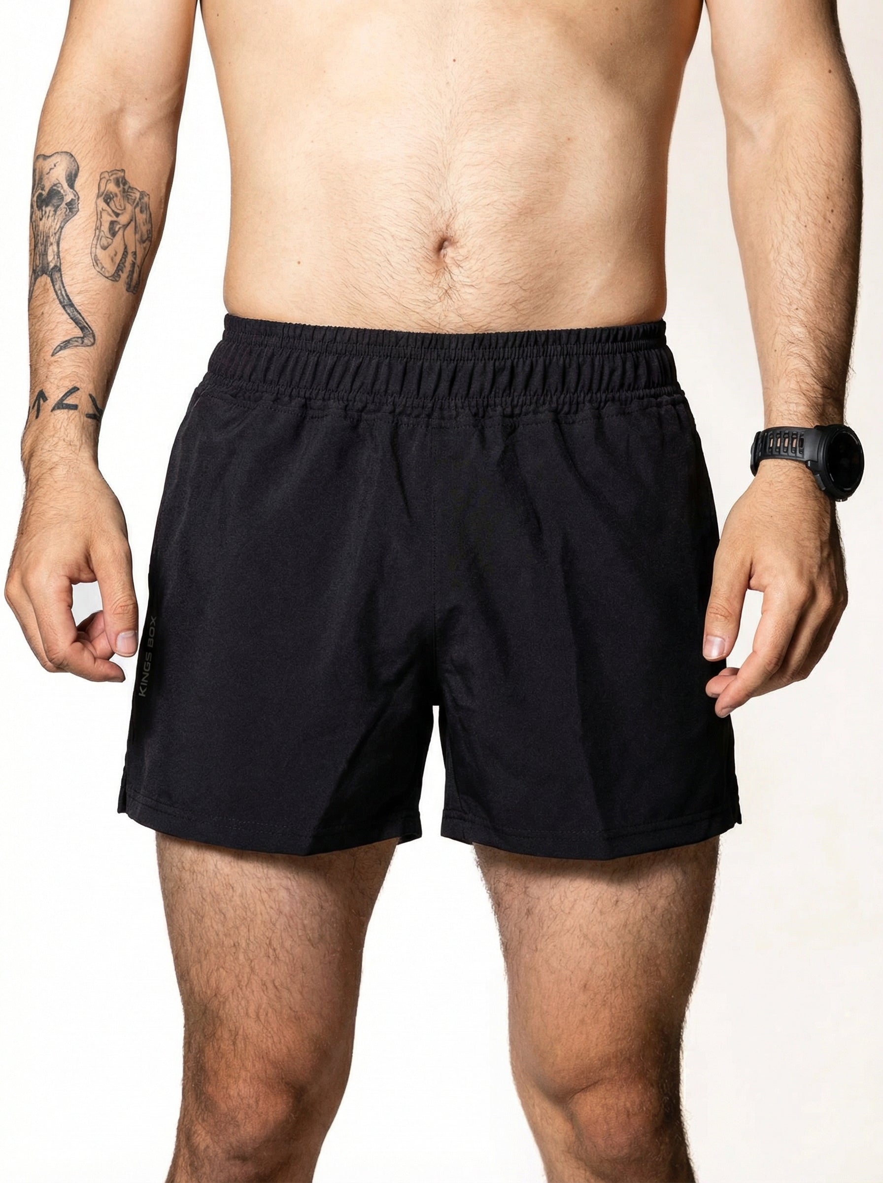 Short deportivo KINESTESIA — SHORT NEGRO DE COMPETENCIA PARA HOMBRE | Ropa Deportiva México